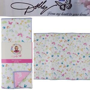 Dolly Parton Floral Butterflies Dish Drying Mat